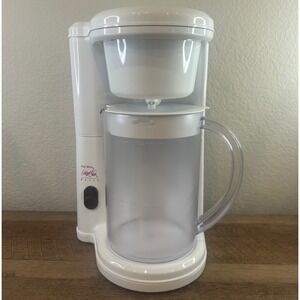 West Bend Iced Tea Maker White Electric Beverage Brewer with Pitcher 68305